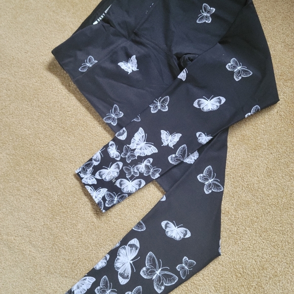 DKNY Sport Butterfly-Print Leggings NWOT - Picture 4 of 6